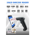GTCODESTAR barcode scanner X-9701B, 1D & 2D, ενσύρματο & ασύρματο, Bluetooth, 2000mAh, μαύρο - Image 3