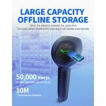 GTCODESTAR barcode scanner X-9701B, 1D & 2D, ενσύρματο & ασύρματο, Bluetooth, 2000mAh, μαύρο - Image 5