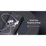 YISON earphones με μικρόφωνο X2, 3.5mm σύνδεση, Φ10mm, 1.36m, λευκά - Image 3