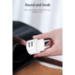 USAMS φορτιστής τοίχου T20 & καλώδιο Lightning, 2x USB, 2.1A, λευκός - Image 3