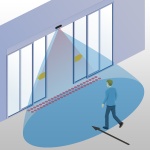 YLI ELECTRONIC microwave sensor YAD-210MS, IP52, μαύρος - Image 2