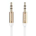 USAMS καλώδιο ήχου 3.5mm YP-01, AUX, 1m, λευκό