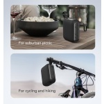 USAMS φορητό ηχείο YX015, 5W, Bluetooth, 1200mAh, μαύρο - Image 3