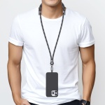 USAMS κορδόνι λαιμού για κινητά ZB316, 160cm, universal, μωβ - Image 2