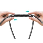 USAMS κορδόνι λαιμού για κινητά ZB316, 160cm, universal, μπλε - Image 3