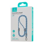 USAMS κορδόνι λαιμού για κινητά ZB316, 160cm, universal, μπλε - Image 5