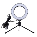 Φωτιστικό δαχτυλίδι LED ZD67B με μίνι τρίποδα, Φ 16cm, 12W