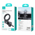 USAMS βάση smartphone αυτοκινήτου US-ZJ075, αεραγωγών, μαγνητική, μαύρη - Image 4