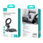 USAMS βάση smartphone αυτοκινήτου US-ZJ076 για ταμπλό, μαγνητική, μαύρη - Image 5