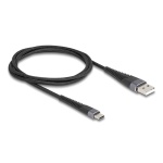 DELOCK καλώδιο USB σε USB-C 81121, 60W, 480Mbps, 1m, μαύρο - Image 2