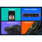 ULEFONE smartphone Armor X12 Pro, 5.45", 4/64GB, 4860mAh, IP68/IP69K, μαύρο - Image 3