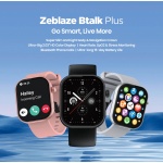 ZEBLAZE smartwatch Btalk Plus, heart rate, 2.03" IPS, IP68, μαύρο - Image 2