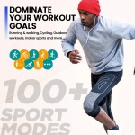 ZEBLAZE smartwatch Btalk Plus, heart rate, 2.03" IPS, IP68, μαύρο - Image 4