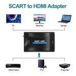Αντάπτορας SCART σε HDMI CAB-H152, 10.2Gbps, NTSC & PAL, μαύρος - Image 2