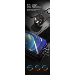 USAMS φορτιστής αυτοκινήτου C22 με καλώδιο 3 σε 1 & οθόνη, 3.4A, μαύρος - Image 3