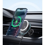 USAMS ασύρματος φορτιστής & βάση αυτοκινήτου US-CD222, 15W, μαύρο - Image 2