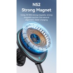 USAMS ασύρματος φορτιστής & βάση αυτοκινήτου US-CD222, 15W, μαύρο - Image 3