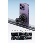 USAMS ασύρματος φορτιστής & βάση αυτοκινήτου US-CD222, 15W, μαύρο - Image 5