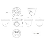 LONGSE υβριδική κάμερα CMSDTHC500FKEW, 2.8mm, 8MP, IP65, LED έως 25m - Image 3