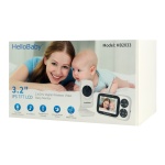 HELLOBABY ενδοεπικοινωνία μωρού HB2033 με κάμερα & οθόνη 3.2", 720p - Image 5