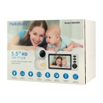 HELLOBABY ενδοεπικοινωνία μωρού HB6084L με κάμερα & οθόνη 5.5", 720p, PTZ - Image 3