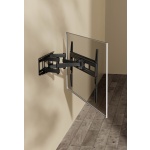 POWERTECH επιτοίχια βάση τηλεόρασης PT-1130, 37-80", έως 40kg, full motion - Image 2