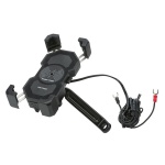 POWERTECH ασύρματος φορτιστής & βάση smartphone μοτοσυκλέτας PTL-024, 7.5W, μαύρη - Image 3