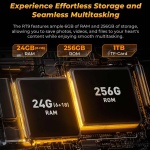 OUKITEL tablet RT9, 10.1", 6/256GB, 4G, 11000mAh, IP68/IP69K, μαύρο - Image 5