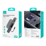 USAMS φορτιστής αυτοκινήτου US-SJ649 για Tesla(3/Y), με 2x καλώδια, USB/USB-C θύρες, 60W, γκρι - Image 5