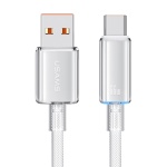 USAMS καλώδιο USB-C σε USB US-SJ658, 66W, 480Mbps, 1.2m, λευκό