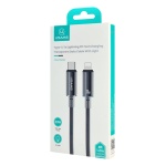 USAMS καλώδιο Lightning σε USB-C US-SJ659, 30W, 480Mbps, 1.2m, μαύρο - Image 3