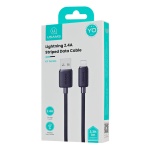 USAMS καλώδιο Lightning σε USB US-SJ689, 2.4A, 480Mbps, 1m, μαύρο - Image 3