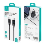 USAMS καλώδιο USB-C SJ742, 100W, 480Mbps, 1.2m, μαύρο - Image 4