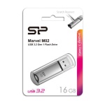 SILICON POWER USB Flash Drive Marvel M02, 16GB, USB 3.2, γκρι - Image 2