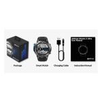 ZEBLAZE smartwatch Stratos 2 Ultra, heart rate, 1.43" AMOLED, GPS, MIL-STD-810H, μαύρο - Image 3