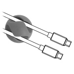 POWERTECH Οργανωτής καλωδίων σιλικόνης TIES-010, 2 καλωδίων, 6τμχ - Image 2