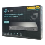 TP-LINK JetStream switch TL-SG2008P, 8-Port Gigabit, 4x PoE+, Ver. 3.0 - Image 3