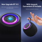 USAMS φορητό ηχείο US-YX014, 10W, Bluetooth, 1200mAh, μαύρο - Image 4