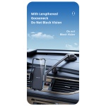 USAMS βάση smartphone αυτοκινήτου US-ZJ065 για ταμπλό/παρμπρίζ, μαύρη - Image 3