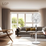 Lamtech Ανεμιστήρας Ορθοστάτης 55W Διαμέτρου 40cm με Τηλεχειριστήριο - Image 6