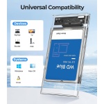 ORICO θήκη για 2.5" SATA HDD/SSD 2139U3, 5Gbps, διάφανη - Image 5