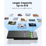 ORICO θήκη για 2.5" SATA HDD/SSD 2526U3-V1, 5Gbps, μαύρη - Image 4