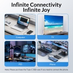 ORICO θήκη για 2.5" SATA HDD/SSD 25PW1C-C3, 5Gbps, μαύρη - Image 4