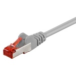 GOOBAY καλώδιο δικτύου 50885, CAT 6 S/FTP, copper, 250MHz, 0.5m, γκρι