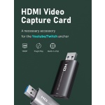 CABLETIME video capture CT-HVC-AB, HDMI/USB σύνδεση, 4K/30Hz, μαύρο - Image 2