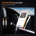 CABLETIME καλώδιο ήχου 3.5mm CT-P11GN, AUX, 1m, μαύρο - Image 2