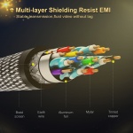 CABLETIME καλώδιο HDMI AV540-USHEAAG με Ethernet, slim, 4K/60Hz, 18 Gbps, 1m, μπλε - Image 5