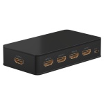 GOOBAY HDMI switch 58489 με τηλεχειριστήριο, 4 σε 1, 4K/60Hz, μαύρο