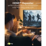 GOOBAY HDMI repeater 58491, 4K/30Hz έως 30m, 1080p 3D έως 40m, μαύρο - Image 3