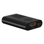 GOOBAY HDMI repeater 58492, 4K/60Hz έως 20m, 4K/30Hz έως 25m, μαύρο